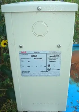 Abb C485g45 Power Factor Correction Capacitor Nos Free Ship