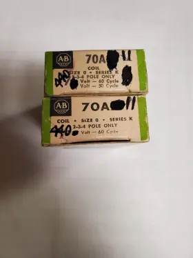 Allen-bradley 70a11 2pk Coil 440v/60cy 380v/50cy N.o.s Allen-bradley 70a11 2pk Coil 440v/60cy 380v/50cy N.o.s