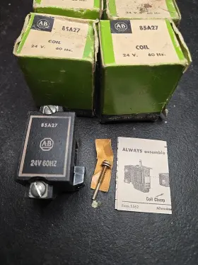 Allen-bradley 85a27 2pcs Coil 24 Volt 4e2 Allen-bradley 85a27 2pcs Coil 24 Volt 4e2
