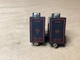 Allen Bradley 87a86 Lot Of 2 Coil #110f209 Co Allen Bradley 87a86 Lot Of 2 Coil #110f209 Co