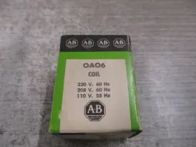 Allen-bradley Oao6 Allen-bradley Magnetic Coil 110/208/220v 25/60hz New Surplus