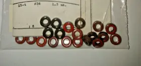 Amidon T-25-2 Iron Powder Toroidal Core - Lot Of 20 Free Shipping
