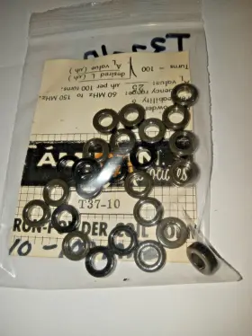 Amidon T-37-10 Iron Powder Toroidal Core - Lot Of 25 Free Shipping