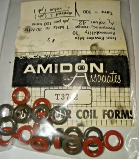 Amidon T-37-2 Iron Powder Toroidal Core - Lot Of 19 Free Shipping