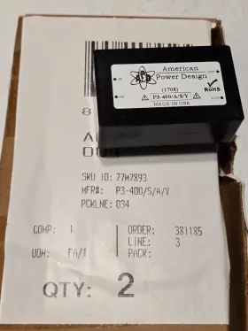 Apd P3-400/a/s/y Brand New P3 Series Of Dc/dc Converter - 77m7893 Apd P3-400/a/s/y Brand New P3 Series Of Dc/dc Converter - 77m7893