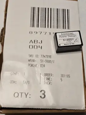 Apd S1-s500/y Brand New S1 Series Of Dc/dc Converter - 77m7898 Apd S1-s500/y Brand New S1 Series Of Dc/dc Converter - 77m7898