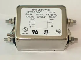Astrodyne Tdi Rp230-6.5-1-s Dual Stage Power Line Filter 6.5a 1 Nf Ycap M4 Stud Astrodyne Tdi Rp230-6.5-1-s Dual Stage Power Line Filter 6.5a 1 Nf Ycap M4 Stud