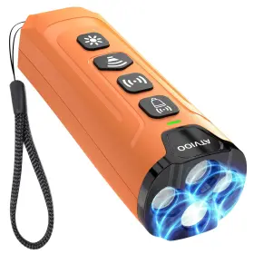 Atvioo 52zehor3s Dog Bark Deterrent Device - Ultrasonic Anti-barking Devices With 3x Orange