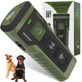 Birvsw C1-39k0-qj9p Dog Bark Deterrent Device Ultrasonic Anti-barking Devices Up To Army Green