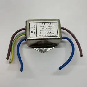 Bit Ba-3a Lot Of 35 250vac Emi Power Line Filter 3a Chassis Mount Noise Suppressor