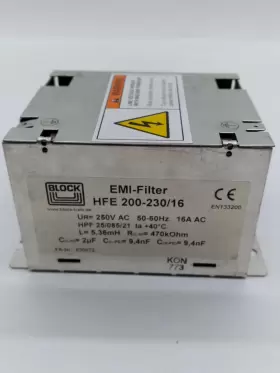 Block Hfe-200-230/16 Emi Filter Block Hfe-200-230/16 Emi Filter
