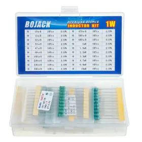 Bojack Bj-idt1w-200p 20 Values 200 Pcs Inductor 10 Uh To Mh 1 W Color Ring Watt