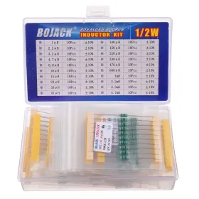 Bojack Bj-idt20-200p 20 Values 200 Pcs Inductor 1 Uh To 4.7 Mh 0.5 W Color Ring 1/2