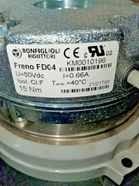 Bonfiglioli Km0010196 Brake Coil Assembly - Freno Bn80 Fd04 50v 15nm