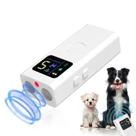Brand Abrkdog Abrkdog01 Anti Barking Device For Dogs Multi-functional Dog Bark Deterrent White Brand Abrkdog Abrkdog01 Anti Barking Device For Dogs Multi-functional Dog Bark Deterrent White