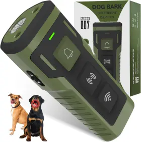 Brand Birvsw Dg057-all Dog Bark Deterrent Device Ultrasonic Anti-barking Devices Up To Army Green