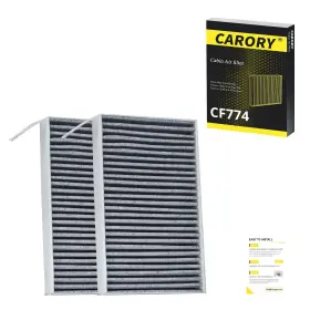 Carory Cf774 Cabin Air Filter With Activated Carbon For Tesla Model 3 1.2 Inch X 9.4 5.6