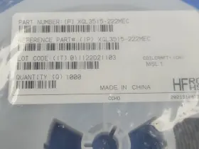 Coilcraft Xgl3515-222mec 25 Pcs Fixed Inductor 2.2uh Smd Rohs