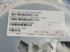 Coilcraft Xgl5020-331mec 25 Pcs Fixed Inductor 0.33uh Smd Rohs