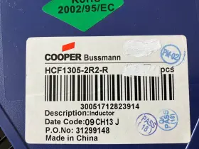 Cooper Bussmann Hcf1305-2r2-r Inductor Lot Of 10 Pcs 1 Ea