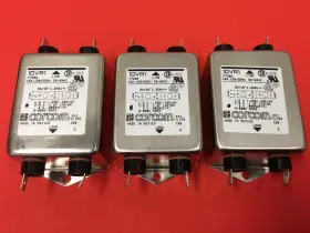 Corcom 10vr1 F7206 Emi Filter - P/n Lot Of 3 Corcom 10vr1 F7206 Emi Filter - P/n Lot Of 3