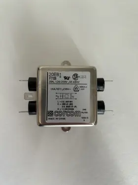 Corcom 20eb1 F7108 Emi Filter 20a 120/250v 50-60hz Corcom 20eb1 F7108 Emi Filter 20a 120/250v 50-60hz