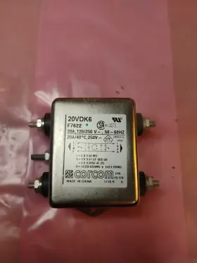 Corcom 20vdk6 Single Phase Emc/emi Line Filter - Fast Ship