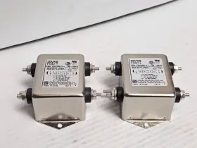 Corcom 20vk6-f7357 Lot Of 2 Emi Line Filter 20vk6 F7357 20 A Amp 120/250v - Used Corcom 20vk6-f7357 Lot Of 2 Emi Line Filter 20vk6 F7357 20 A Amp 120/250v - Used