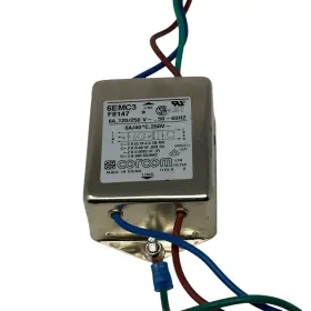 Corcom 6emc3 Emi Filter F8147 6a 120/250v 50-60hz Wired Leads Corcom 6emc3 Emi Filter F8147 6a 120/250v 50-60hz Wired Leads