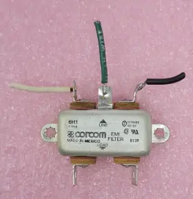 Corcom 6h1-f1809 Emi Line Filter 6vw1 F7255 6 Amp A 6a 120/250v - New Corcom 6h1-f1809 Emi Line Filter 6vw1 F7255 6 Amp A 6a 120/250v - New