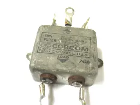 Corcom 7428 Emi Filter 2a 115/250vac 50-400hz Q0471 Corcom 7428 Emi Filter 2a 115/250vac 50-400hz Q0471
