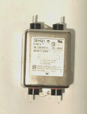 Corcom 976350880491 Te Connectivity 3ehq1 Power Line Filter Chassis 250 Vac 36 Case F7671 Emi Corcom 976350880491 Te Connectivity 3ehq1 Power Line Filter Chassis 250 Vac 36 Case F7671 Emi
