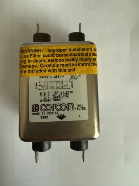 Corcom F2260 New Emi Filter Rfi 3a 250v Ac 50/60hz 2638 3422 8908 Power Line