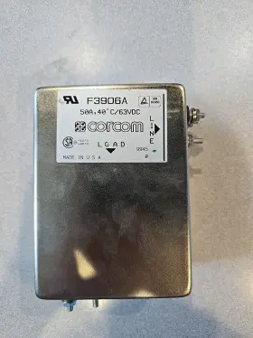 Corcom F3906a Emi Filter 50a 63vdc Corcom F3906a Emi Filter 50a 63vdc