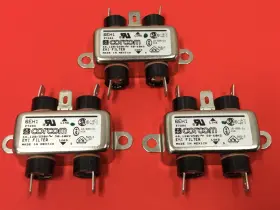 Corcom F7286 Emi Filter - P/n 6eh1 Lot Of 3 Corcom F7286 Emi Filter - P/n 6eh1 Lot Of 3