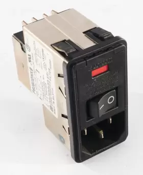 Corcom Ps0s0dhxb Emi Filtered Ac Power Connector 10a 120vac