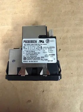 Corcom Psososs3a Fox Jet Power Entry Module Coder Emi Filter 2465137