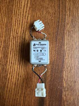 Curtis Industries Fd00aa010 Dc Filter 80vdc 10a Used
