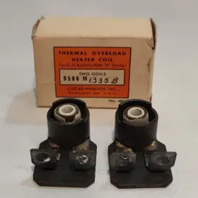 Cutler-hammer 1335b Box Of 2 Cutler-hammer 9586 H Thermal Overload Heater Coil Nos