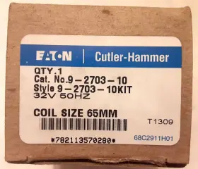 Cutler-hammer 9-2703-10 Eaton / Cutler-hammer Starter Coil 32v. 65mm. New. Free Shipping