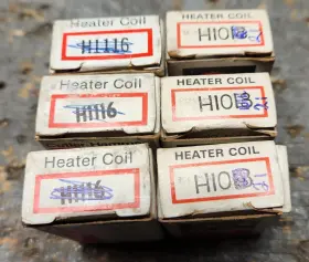 Cutler-hammer H1021 Lot Of 6 Heater Coils 3x And H1016 Cutler-hammer H1021 Lot Of 6 Heater Coils 3x And H1016