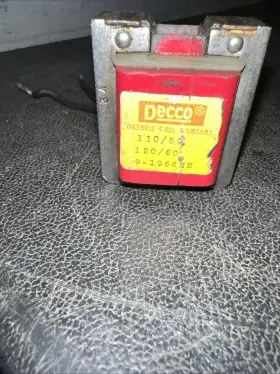 Decco 9-1966mh Coil 110vac 50hz / 120vac 60hz Decco 9-1966mh Coil 110vac 50hz / 120vac 60hz