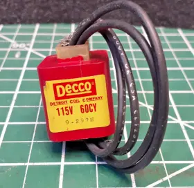 Decco 9-297m Valve Control Coil - 120v/60cy Usa Decco 9-297m Valve Control Coil - 120v/60cy Usa