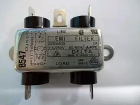 Delta Electronics 02dbag5 Qty 5 P/n Power Conditioner 2a Single Stage Emi Filter