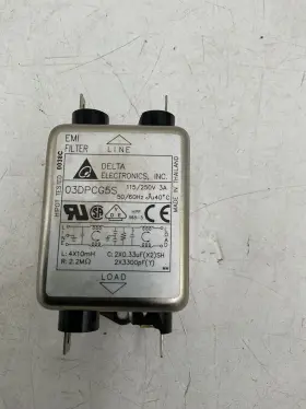 Delta Electronics 03dpcg5s Emi Filter 115/250v 3a 50/60hz