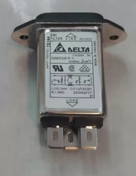 Delta Electronics 03geeg3e-r Emi Filter 115/250v 3a 50/60hz Iec Connector Ac Delta Electronics 03geeg3e-r Emi Filter 115/250v 3a 50/60hz Iec Connector Ac