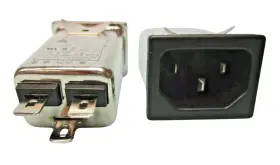 Delta Electronics 06deng3b 2pcs -delta Fans Power Entry Module With Emi Filter 10a 250v Us
