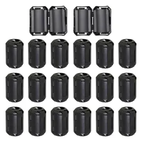 Didamx 13.0-bk 20pcs 13mm Black Clip-on Ferrite Ring Core Rfi Emi Noise Suppressor Anti-inte Didamx 13.0-bk 20pcs 13mm Black Clip-on Ferrite Ring Core Rfi Emi Noise Suppressor Anti-inte