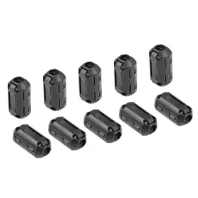 Duefixing 680520282898 10pcs 4.7-6.7mm Ferrite Cores Ring Rfi Emi Noise Suppression Filter Cable Clip