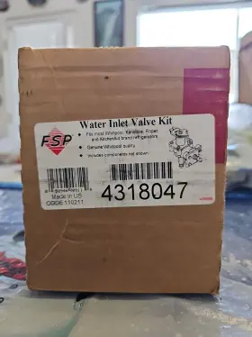 Edgewater Parts 4318047 Whirlpool Single Ice Maker Valve For Refrigerators 1 Coil Edgewater Parts 4318047 Whirlpool Single Ice Maker Valve For Refrigerators 1 Coil